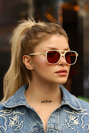 Handy Krem Kahverengi Güneş Gözlüğü