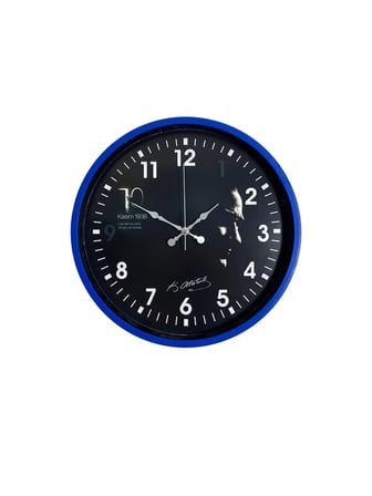 Lacivert Ata Serisi 36 Cm Duvar Saati iegxx