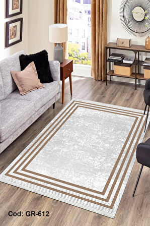 Pamuk Dokuma Taban Kaymaz Yıkanabilir Klasik Desenli  Salon Halısı Mutfak Halısı Koridor Halısı