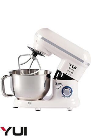 M108 Easy Chef Hamur Yoğurma Makinesi Stand Mikseri Beyaz