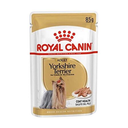 Royal Canin Yorkshire Terrier Yaş Köpek Maması 85gx 12 Adet
