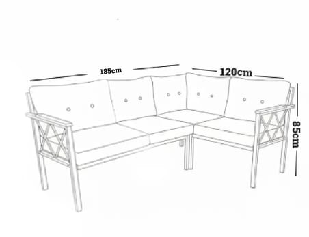 miami Köşe Koltuk Takımı , 2+2 Balkon-bahçe-çay Seti-mutfak Köşesi