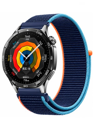 Huawei Gt Gt2 Gt3 Gt4 Gt 5 Gt6 Gt 7 Pro Se Elite 46mm Uyumlu 22mm Spor Hasır Cırtlı Kumaş Kordon