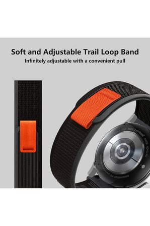 Huawei Watch Gt2 Gt2e Gt3 Gt4 Gt 5 Gt6 Gt7 Pro Se Elite 46mm Uyumlu 22mm Cırtlı Trail Loop Kordon