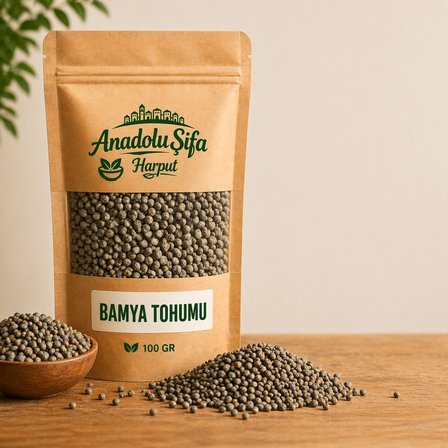  Doğal Bamya Tohumu 100g Katkısız