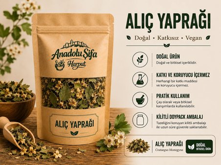 Alıç Yaprağı çiçekli 50 Gr Doğal Kurutulmuş