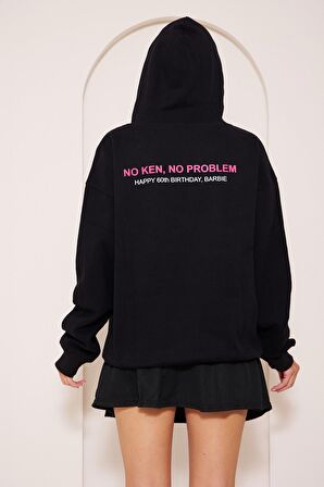 Barbie Baskı Oversize Sweatshirt