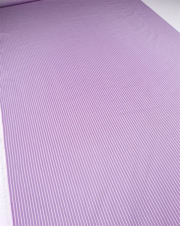 Bordo Pembe Beyaz Boyuna Çizgili Poplin Kumaş Gömleklik & Elbiselik En: 135cm