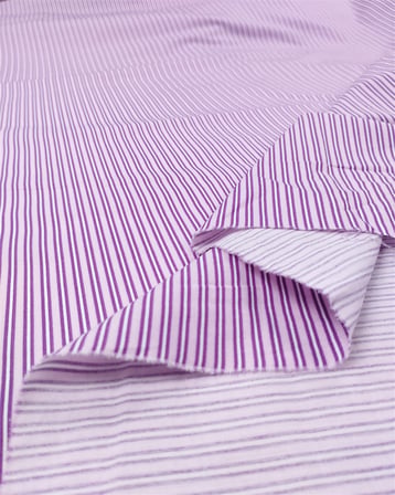 Bordo Pembe Beyaz Boyuna Çizgili Poplin Kumaş Gömleklik & Elbiselik En: 135cm