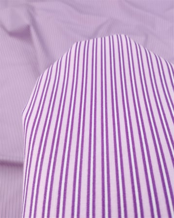Bordo Pembe Beyaz Boyuna Çizgili Poplin Kumaş Gömleklik & Elbiselik En: 135cm
