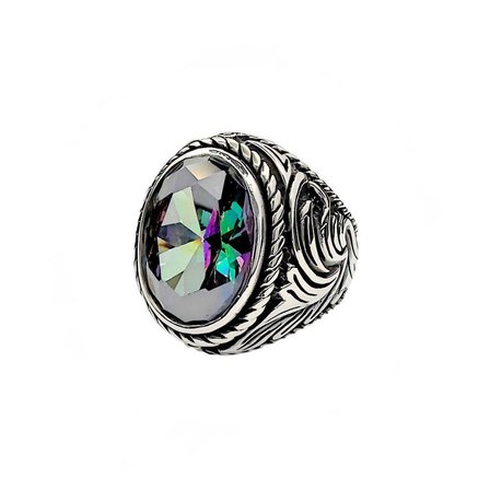 MistikTopaz Taşlı Erkek Yüzüğü 230047494G23Y