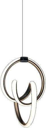 Modern LED Sarkıt Avize – 23x80 cm Ayarlanabilir Gövdeli, 24W 6500K Beyaz Işık, Power LED Teknolojili, Siyah Gövdeli Şık Aydınlatma Armatürü Salon ve Mutfak