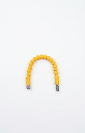 30 cm Esnek Matkap Ucu Uzatma Şaftı + 2 Adet PZ1x50 Bits Uç Hediyeli - 1/4 inç Bükülebilir Tornavida Akrobat Adaptörü, Dar Alanlar İçin Matkap Uzatması
