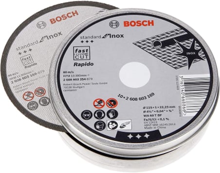 Professional Kesme Diski Düz Standart Inox Rapido için, 2608603254
