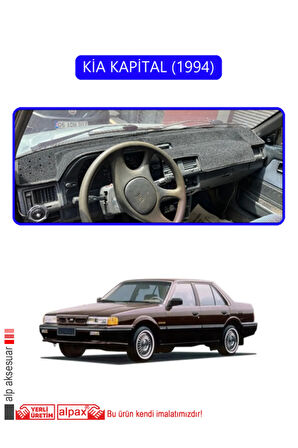 Kia Kapital 1994 Torpido Koruma  Halısı -  Mavi Kenar