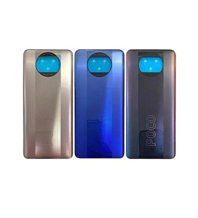 Gmr Poco Uyumlu X3 Pro Pil Kapak Mavi