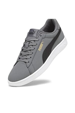 Puma Erkek Gri Smash 3.0 Buck Erkek Sneaker Ayakkabı VO39233602