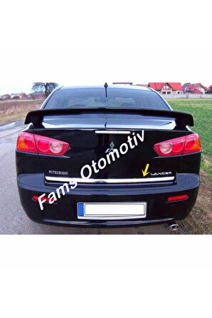 Mitsubishi Lancer 10 Krom Bagaj Alt Çıtası 2007 Üzeri P. Çelik