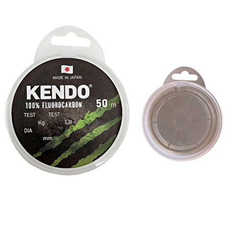 Kendo 100% Fluorocarbon White 50mt 0.16mm Misina