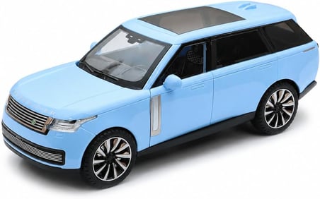 Sürtmeli Sesli ve Işıklı Lüx Oyuncak Araba, Kapıları ve Bagajı Açılan SUV Model Araç, Gerçekçi Detaylı Prestij Araba Oyuncağı, Çocuklar İçin Sürtmeli Model Araba VRD10713 (MAVİ)