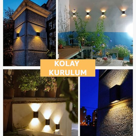 Tekli Solar Bahçe Aydınlatması Güneş Enerjili Bahçe Aydınlatması Duvar Lambası Çift Taraflı Aplik Işık Led Işık