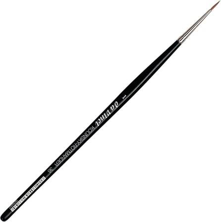 (Round, Size 1) - Watercolour Series 36 Paint Brush, Round Russian Red Sable with Black Handle, Size 1