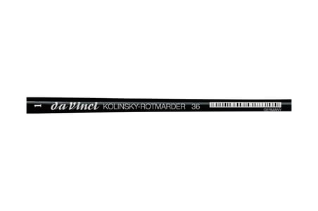 (Round, Size 1) - Watercolour Series 36 Paint Brush, Round Russian Red Sable with Black Handle, Size 1