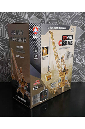 Oyuncak Kablo Kumandalı Vinç Oyun Seti