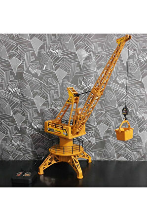 Oyuncak Kablo Kumandalı Vinç Oyun Seti