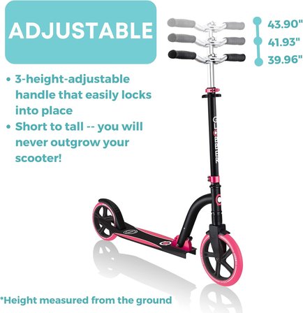 NL serisi 2 tekerlekli scooter çocuklar, gençler ve yetişkinler için, katlanabilir tekme scooter, 8-14 yaş ve üzeri için, katlanabilir scooter taşıma ve depolama için, ayarlanabilir T-Bar ile