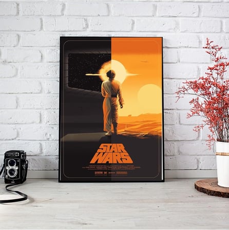 Star Wars Dekor Film Afiş Poster, 87y53tgfwedas