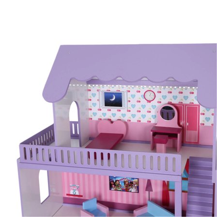 AHŞAP OYUN EVİ LİLA
