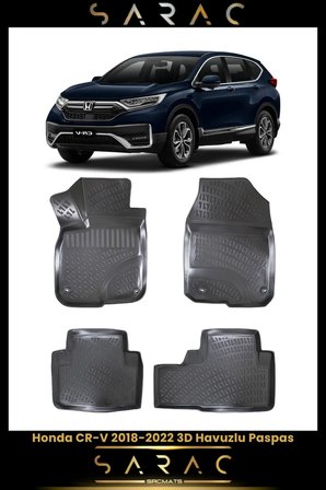 Honda Cr-v 2020 Model Araca Özel 3d Havuzlu Paspas