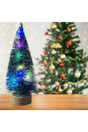 🎄 Işıklı Çam Ağacı Dekoru – Doğal ve Sıcak Atmosfer Yaratır
