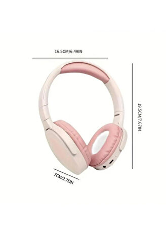 🎧 Kablosuz Kulak Üstü Kulaklık – Stereo Ses 🔊, Şarj Edilebilir 🔋, USB Uyumlu