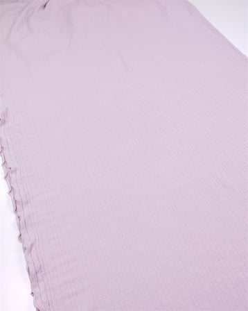 Lila Pembe Arası İnce Esnek Yumuşak Raporlu Örme Kumaş Elbiselik & Bluzluk 140x200cm