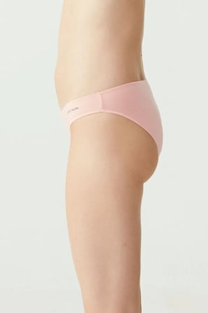 Kadın 5'li Ekonomik Paket İnce Lastikli Slip Siyah Beyaz Ten