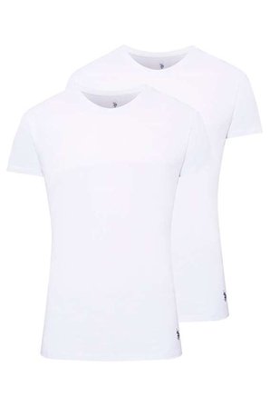 %100 Pamuklu 2'li Amerikan Yaka Kısa Kol T-shirt