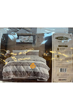 Kristal Mikrofiber Çift Kişilik Yorgan Seti – Hafif & Sıcak