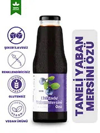 %100 Organik Taneli Yaban Mersini Özü – Şekersiz, İlavesiz, Doğal Lezzet 1400 ML