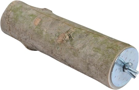 Ağaç Kütük Papağan Kuş Tüneği Kuşlar İçin Tünek Boy 17 cm Çap 3-5 cm