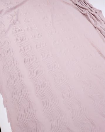 Küllü Pembe Pliseli Esnek Yumuşak Dökümlü Jarse Kumaş Elbiselik & Bluzluk 150x130cm