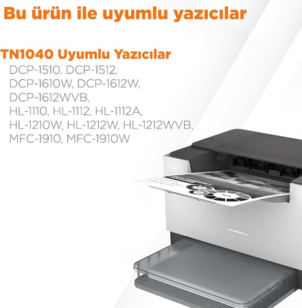 ® HL-1211W / TN-1040 2'li Avantaj Paket Brother Uyumlu Toner
