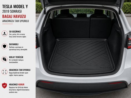 Tesla Model Y 2019 Sonrası Bagaj Havuzu