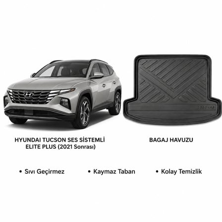 Hyundai Tucson 2021 Sonrası Elite Plus Ses Sistemli Bagaj Havuzu