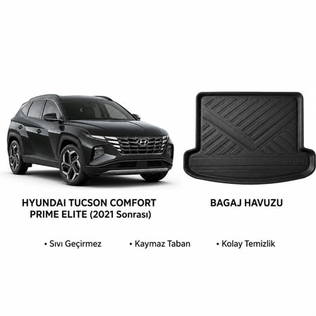 Hyundai Tucson 2021 Sonrası Comfort / Prime / Elite Ses Sistemsiz Bagaj Havuzu
