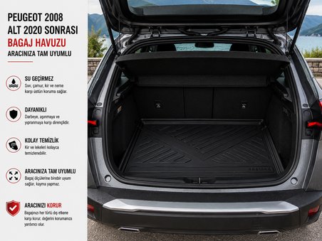 Peugeot 2008 2020 Sonrası Üst Bagaj Havuzu