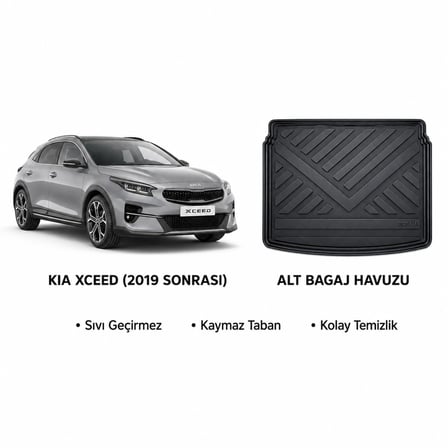 Kia XCeed 2019 Sonrası Alt Bagaj Havuzu