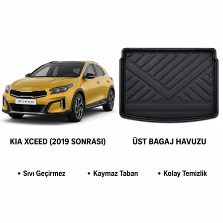 Kia XCeed 2019 Sonrası Üst Bagaj Havuzu