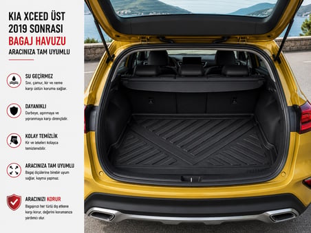 Kia XCeed 2019 Sonrası Üst Bagaj Havuzu